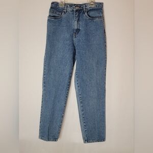 Bill Blass Vintage 90's Super High-Rise Tapered Leg Easy Fit Mom Jeans - Size 8